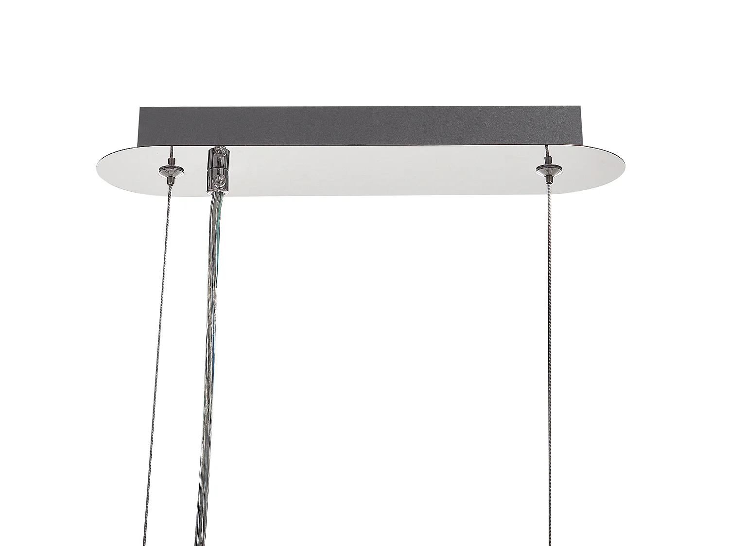 Lustre MANDEO Verre Argenté