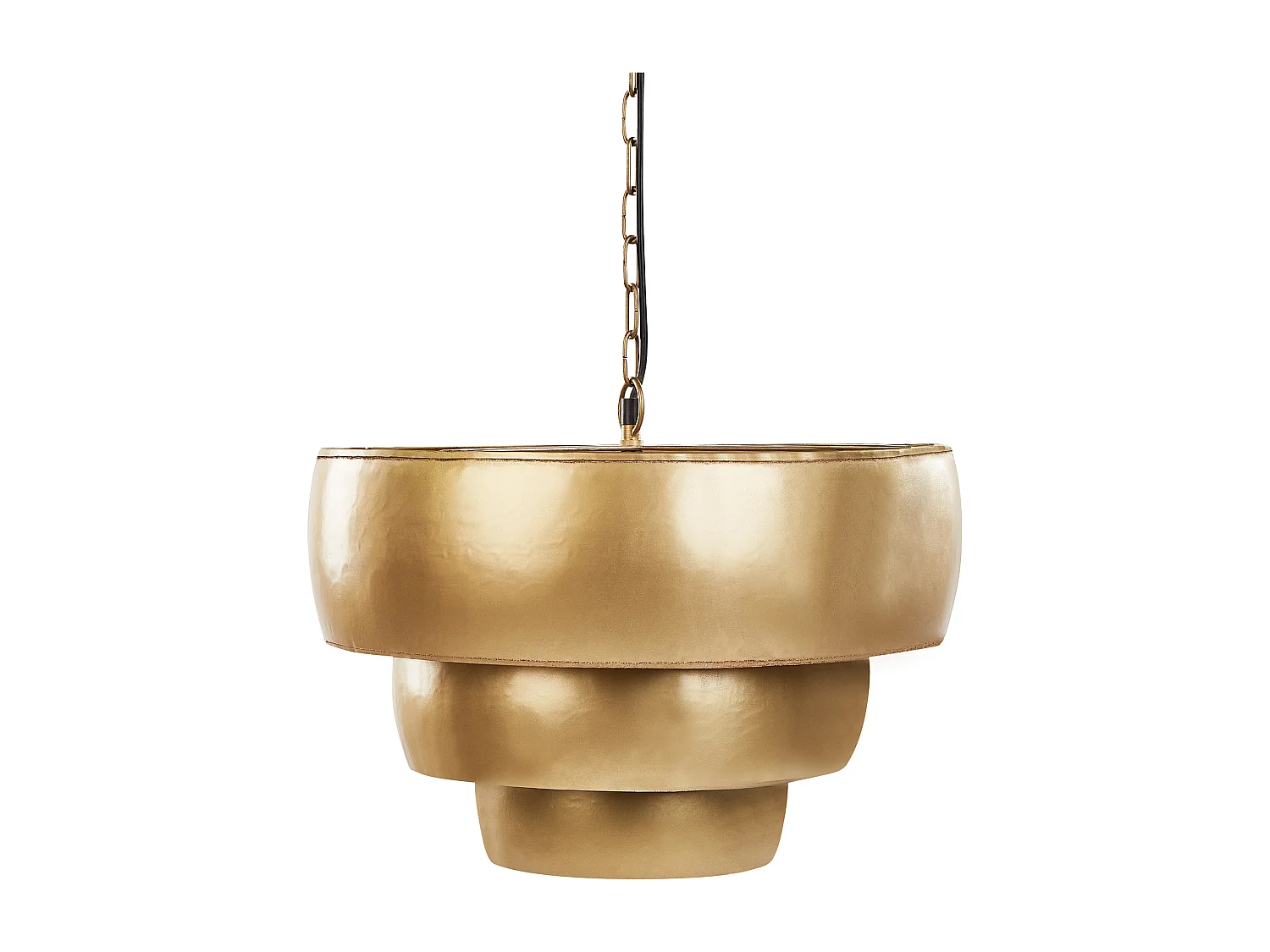 Lampe suspension MBANGO Métal Doré