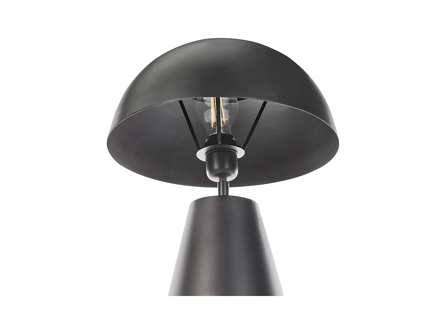 Tischleuchte PALMIET Metall Schwarz