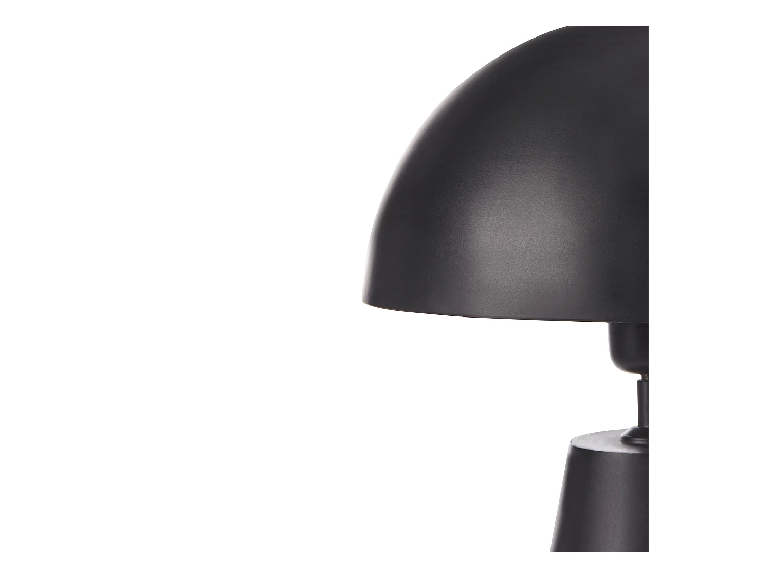 Tischleuchte PALMIET Metall Schwarz