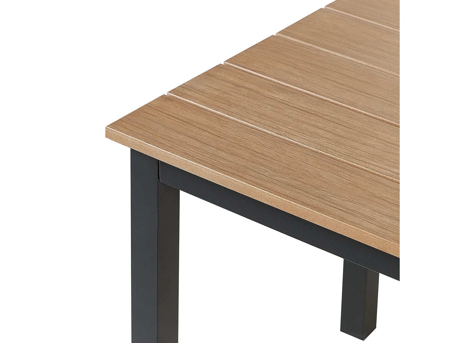 Tavolo da pranzo da giardino MESSINA 96 cm 52 cm Nero