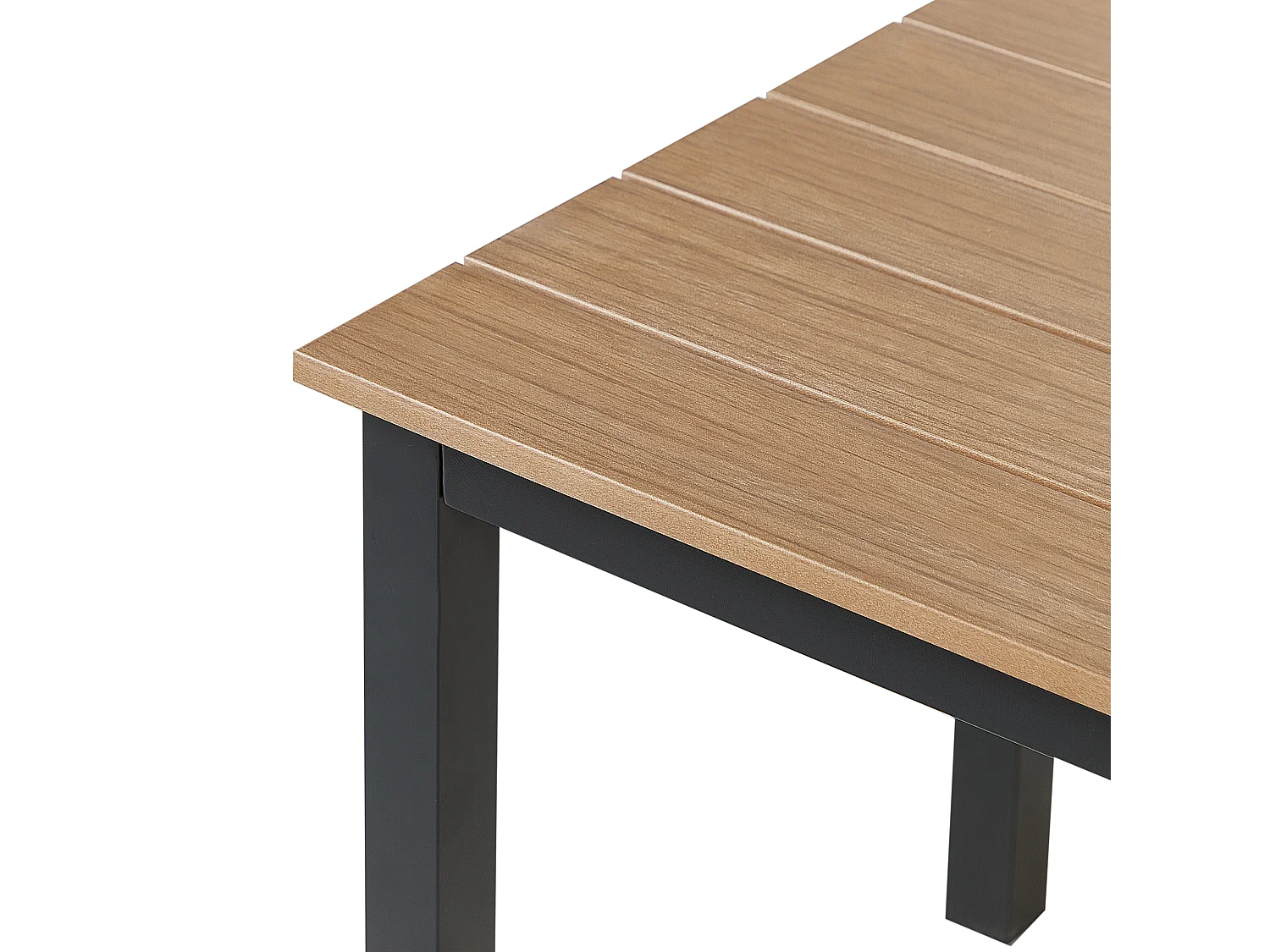 Tavolo da pranzo da giardino MESSINA 96 cm 52 cm Nero