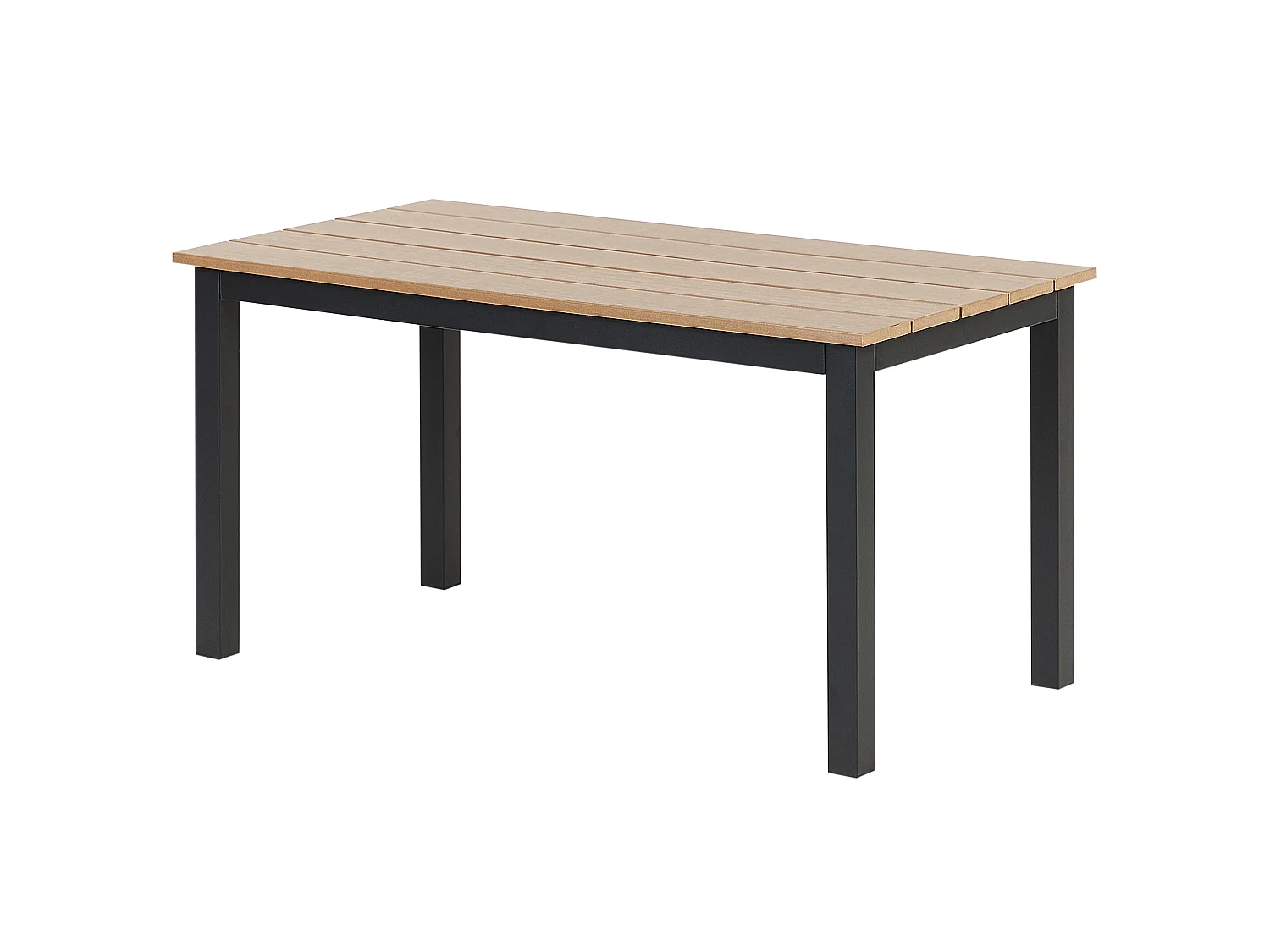 Tavolo da pranzo da giardino MESSINA 96 cm 52 cm Nero