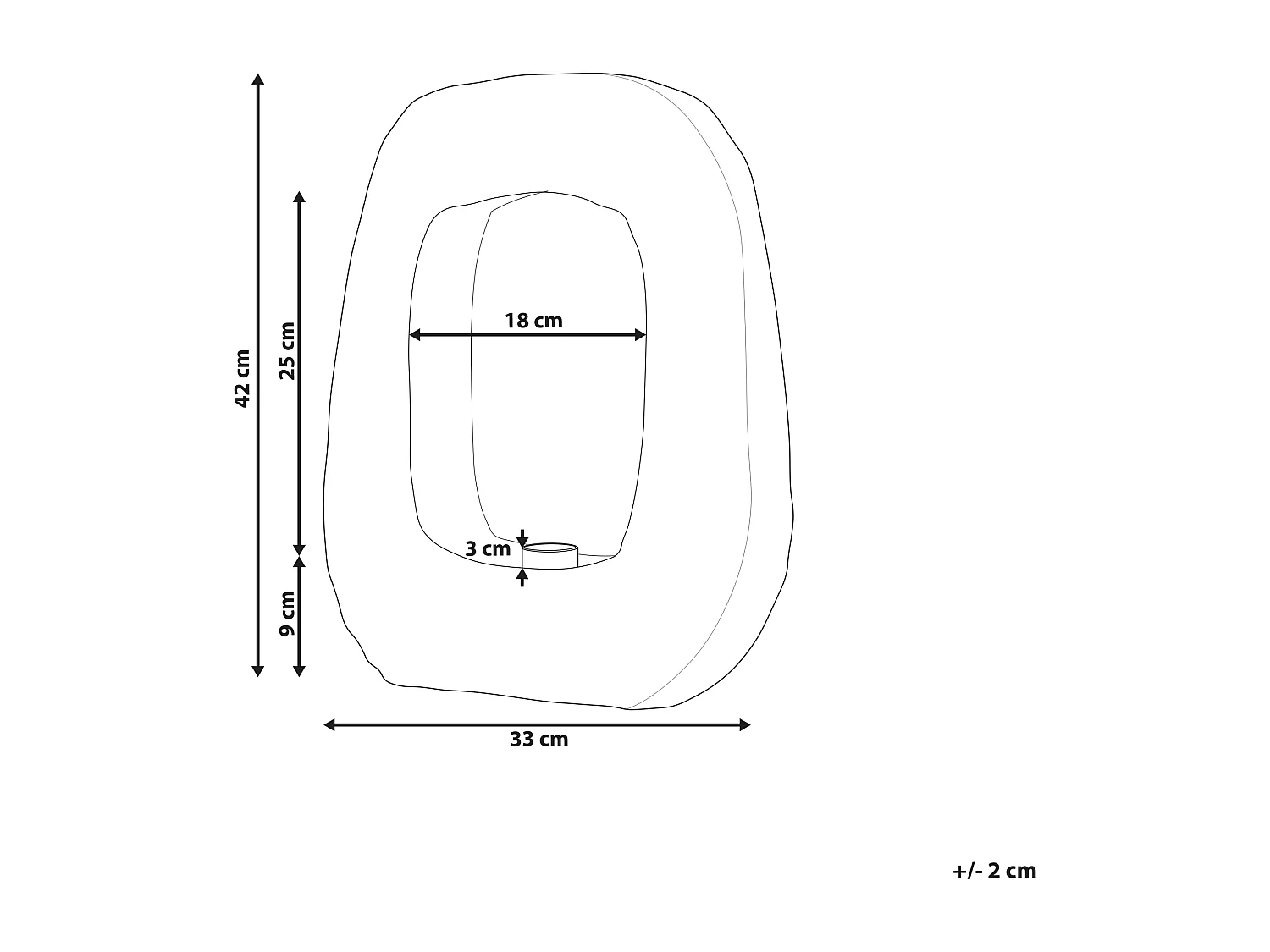 Lámpara de mesa AJAY Madera de mango Marrón claro