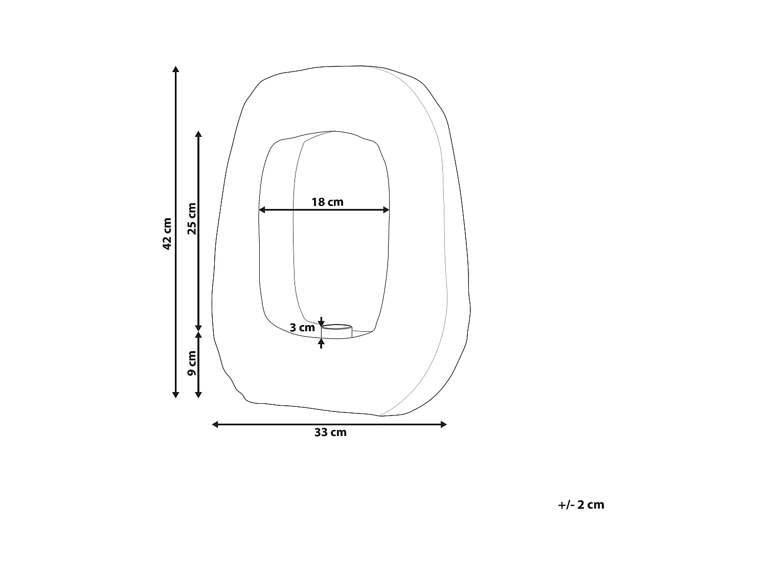 Tischleuchte AJAY Mango Holz Hellbraun
