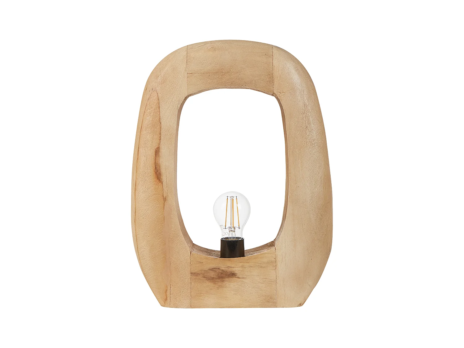 Tischleuchte AJAY Mango Holz Hellbraun