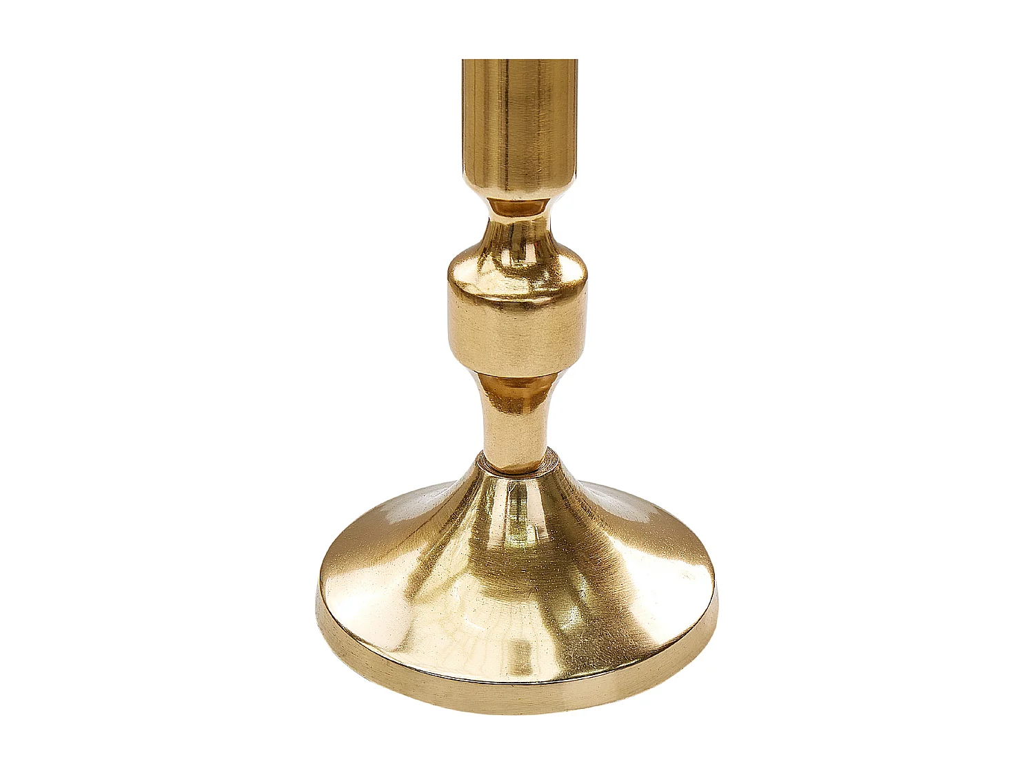 Conjunto de 2 castiçais DIKIRNIS Metal 31/36 cm Dourado