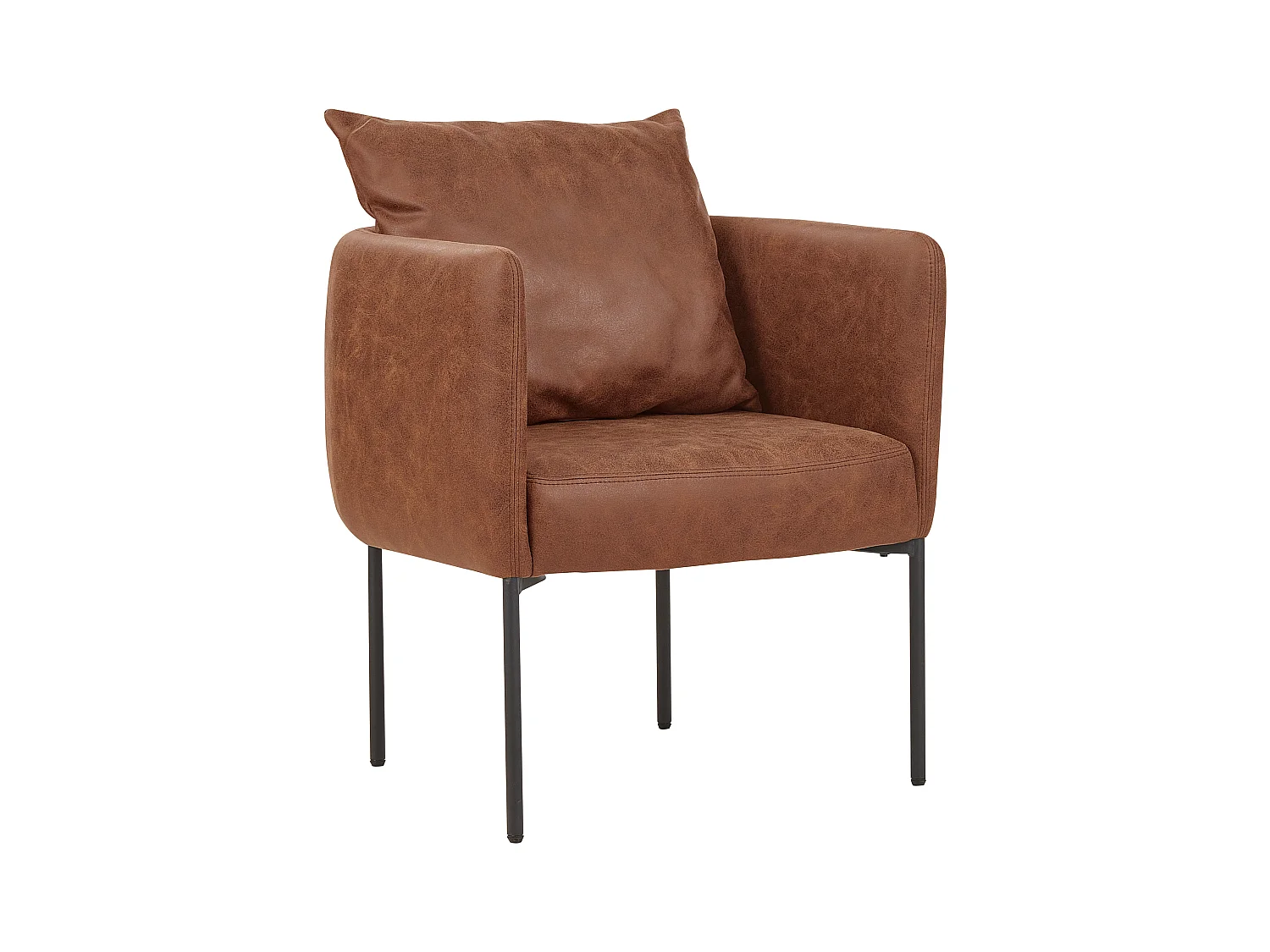 Sessel MALMOS Kunstleder Braun