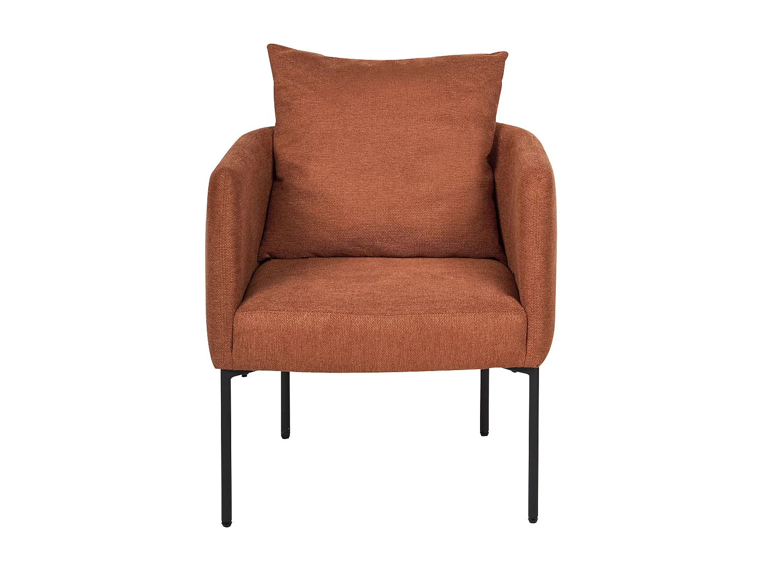 Sillón MALMOS Tela Marrón dorado