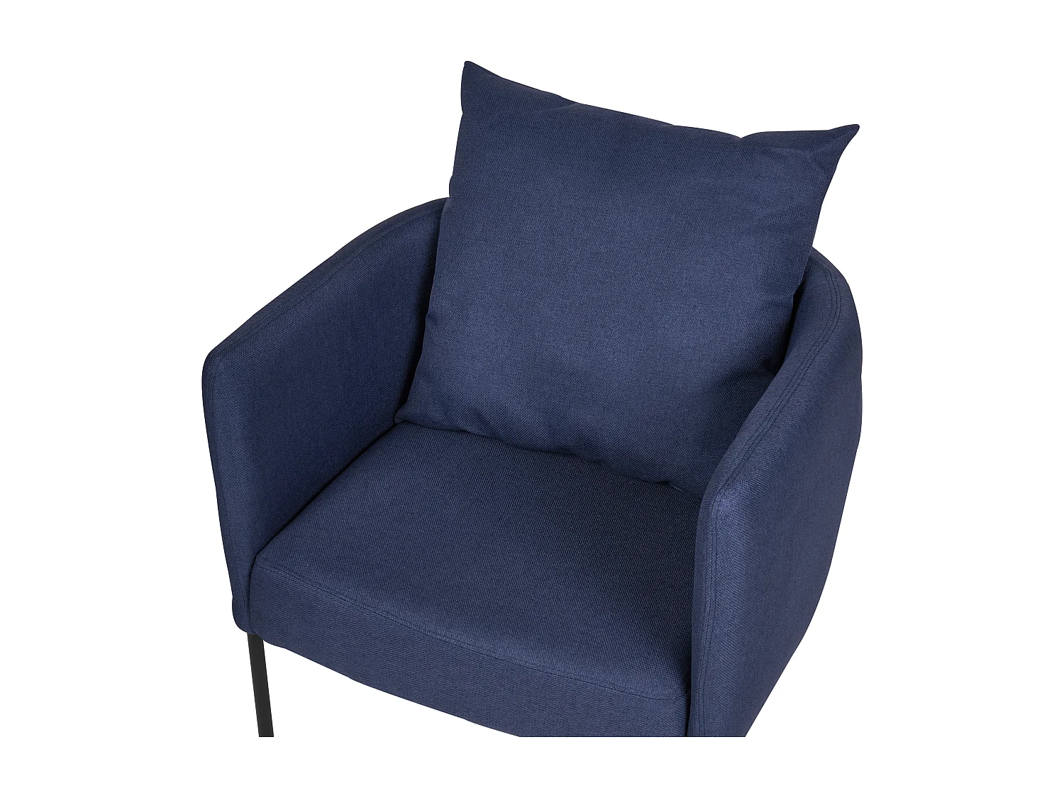 Sillón MALMOS Tela Azul oscuro