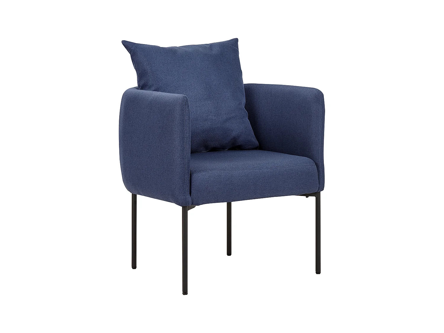 Sessel MALMOS Stoff Dunkelblau