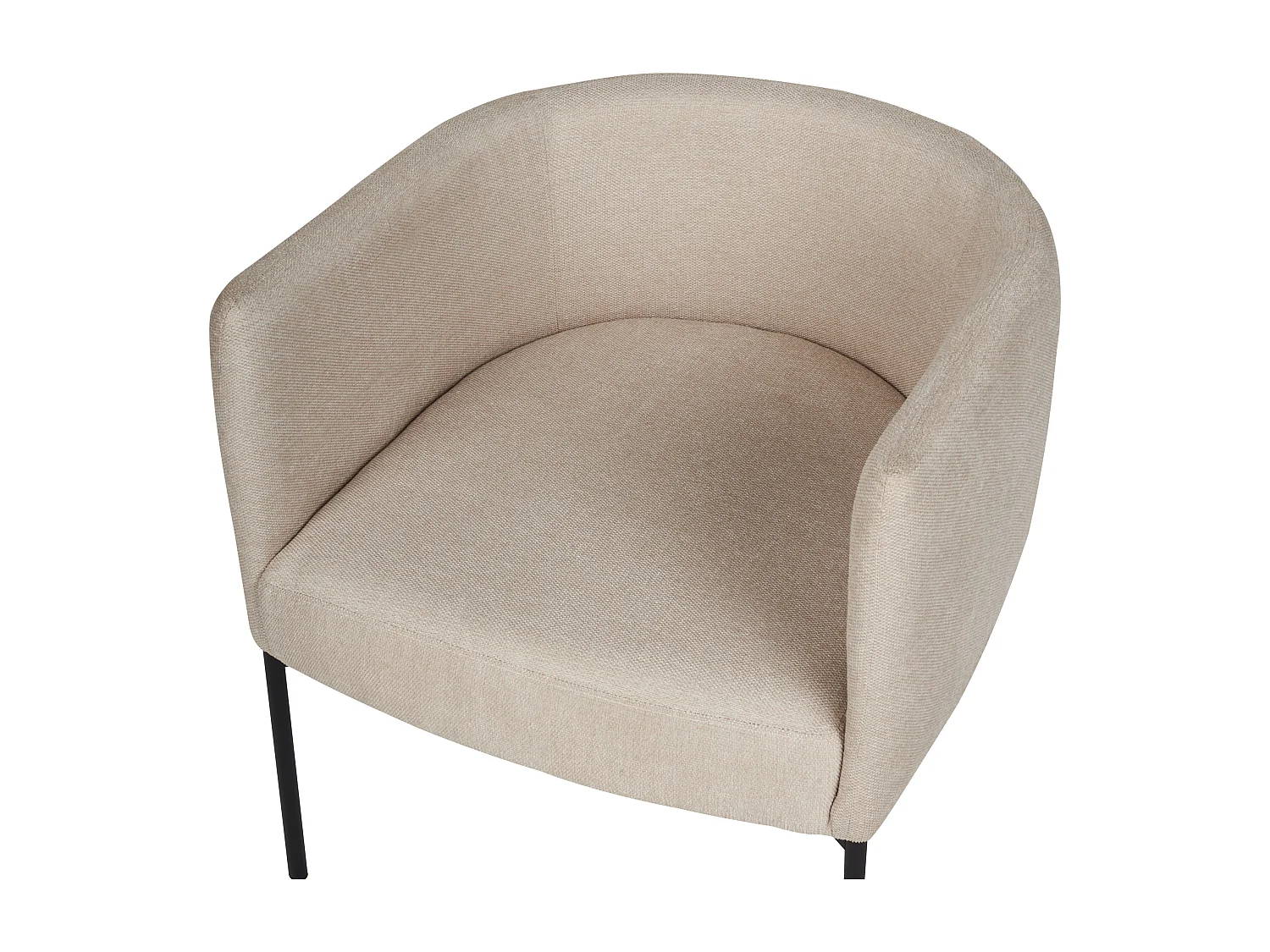 Fauteuil MALMOS Tissu Beige clair