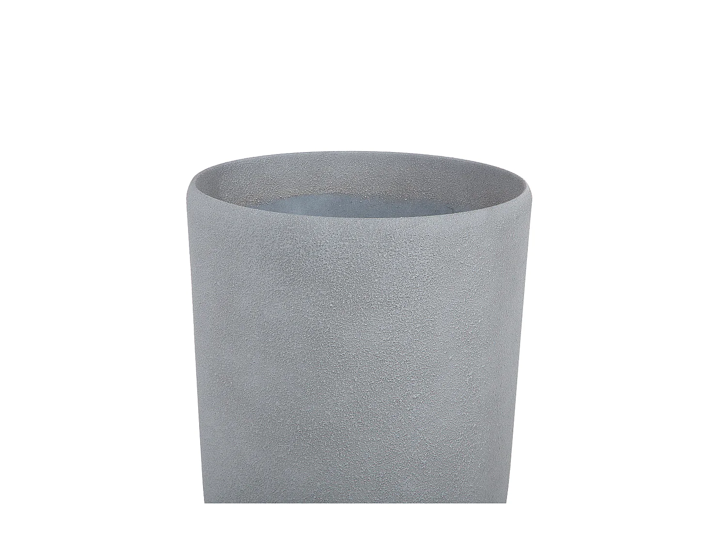 Lot de 2 pots de fleurs ABDERA Pierre 23 cm Gris