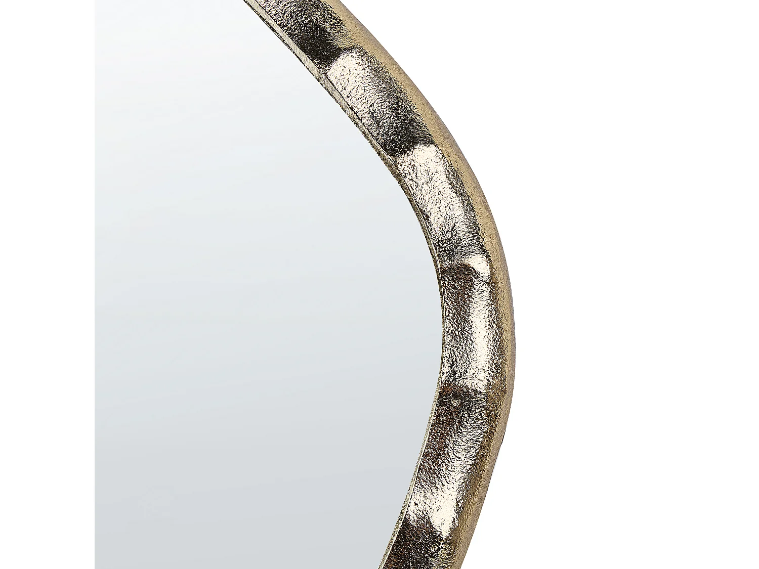 Miroir ANGKE 42 cm 40 cm Métal Doré