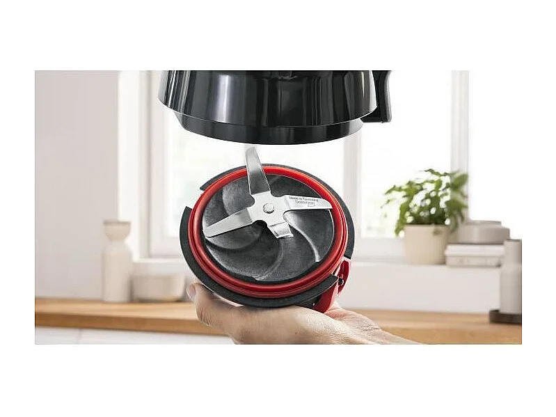 BOSCH Blender VitaPower Revetement metallique - 1200W - 30.000 trs/min - 2 vitesses + turbo - Bol mixeur 2 L - 4 lames amovibles