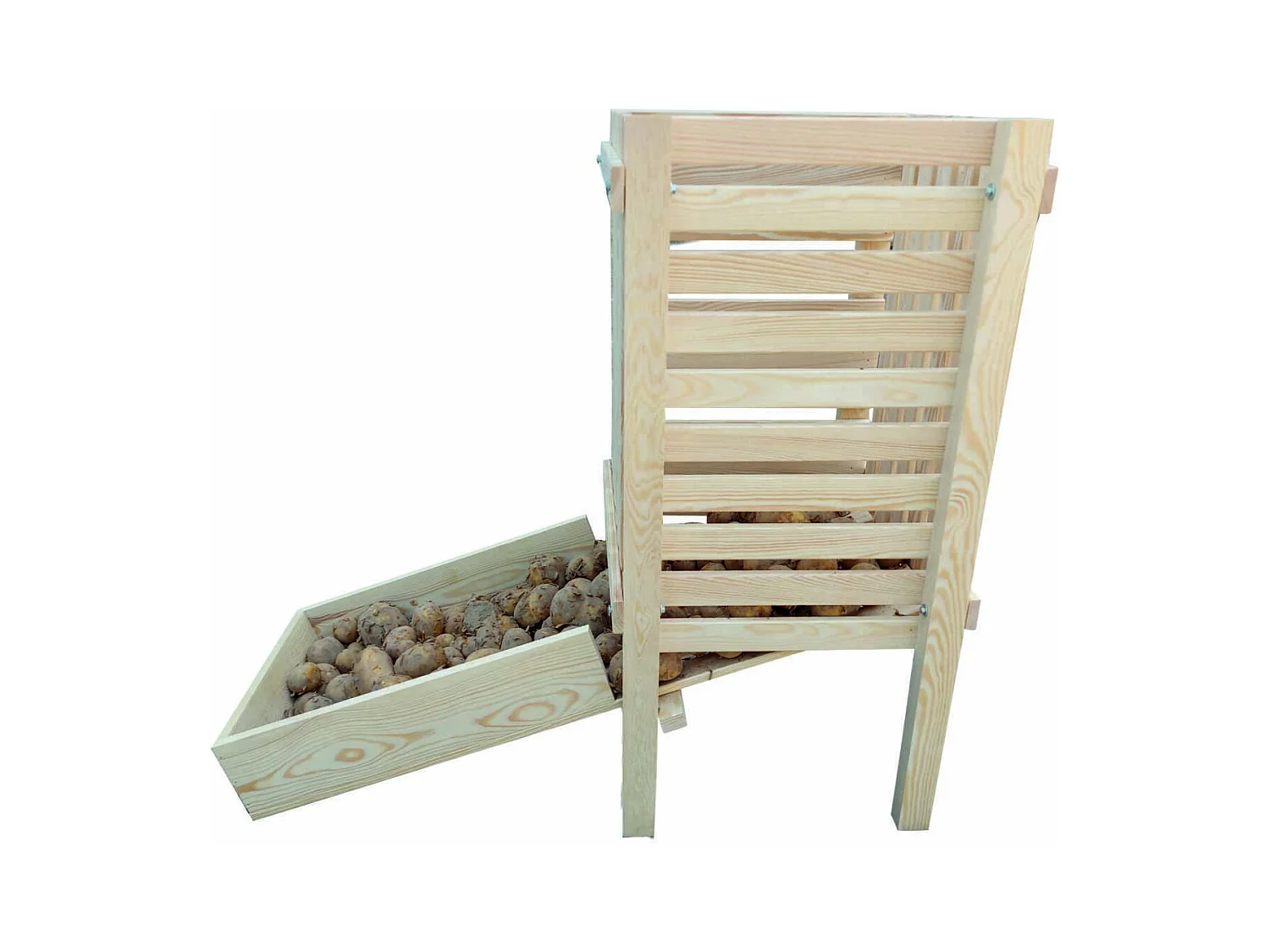 Caisse à pommes de terre en pin Wood