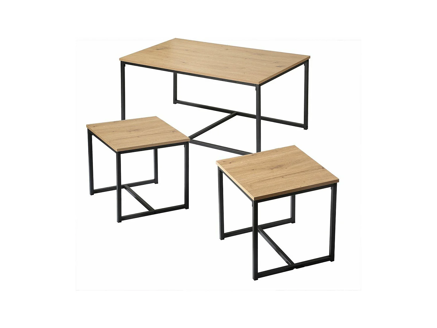 Couchtische zum Ausziehen im 3er Set