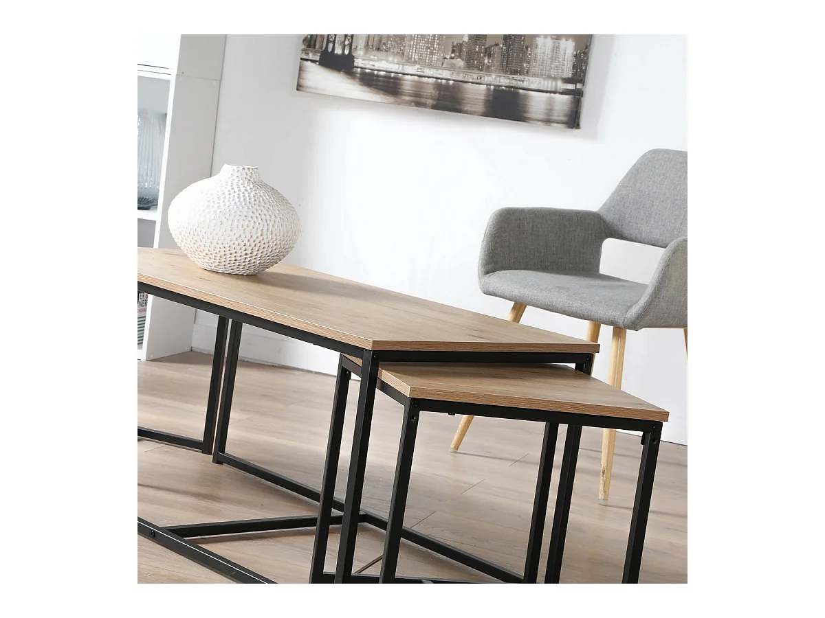 Couchtische zum Ausziehen im 3er Set