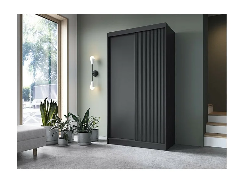 Armadio Nero Basic (120cm)