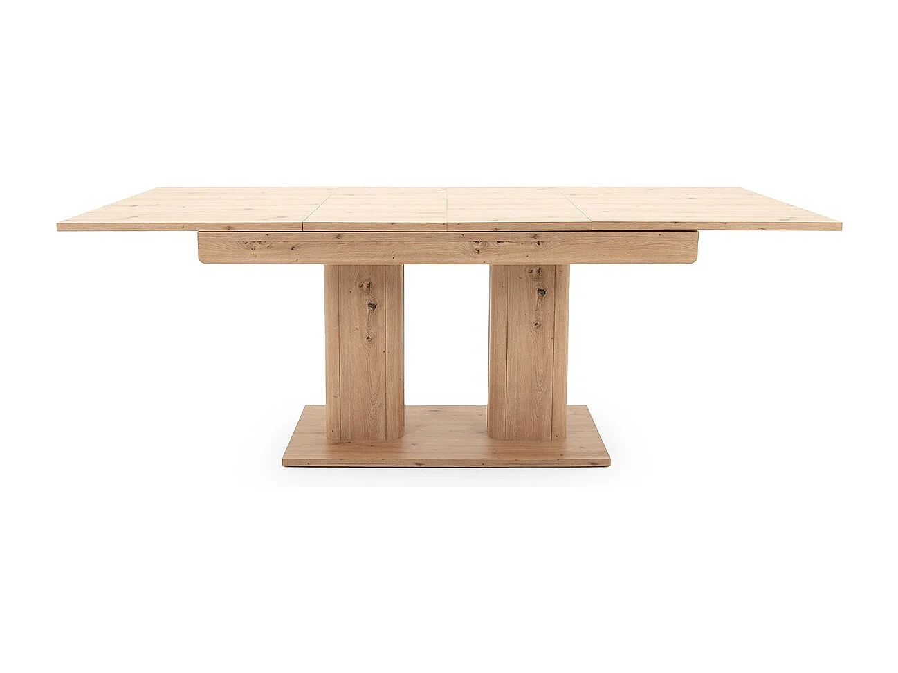 Table à manger extensible décor chêne artisan L140-220 cm - HEIDELBERG