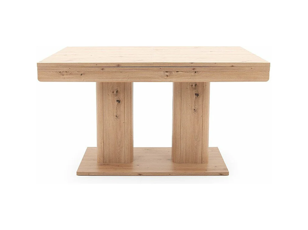 Table à manger extensible décor chêne artisan L140-220 cm - HEIDELBERG