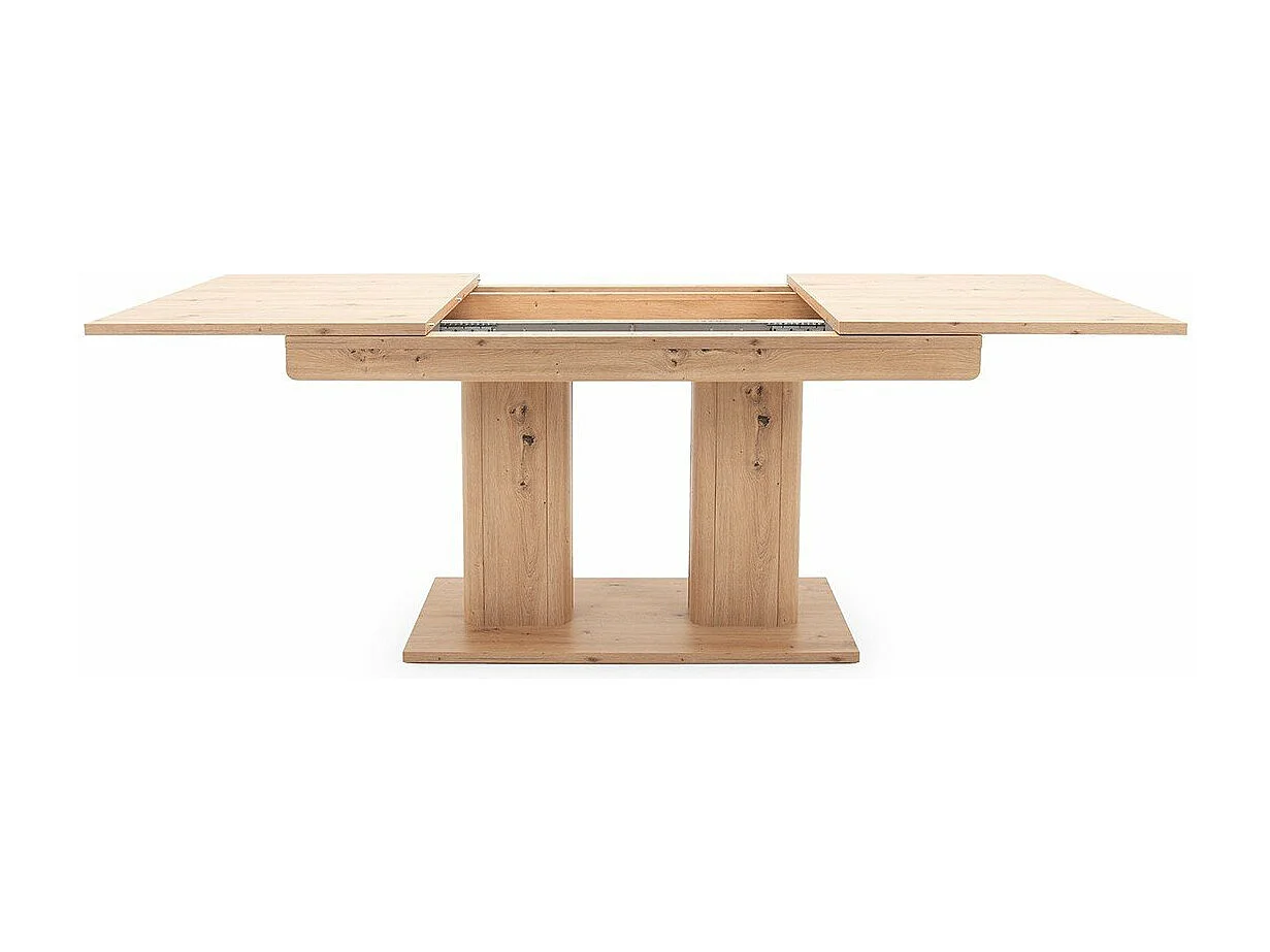 Table à manger extensible décor chêne artisan L140-220 cm - HEIDELBERG