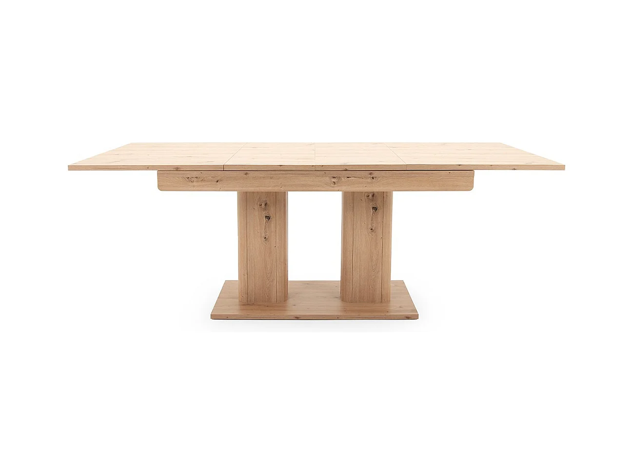 Table à manger extensible décor chêne artisan L140-220 cm - HEIDELBERG