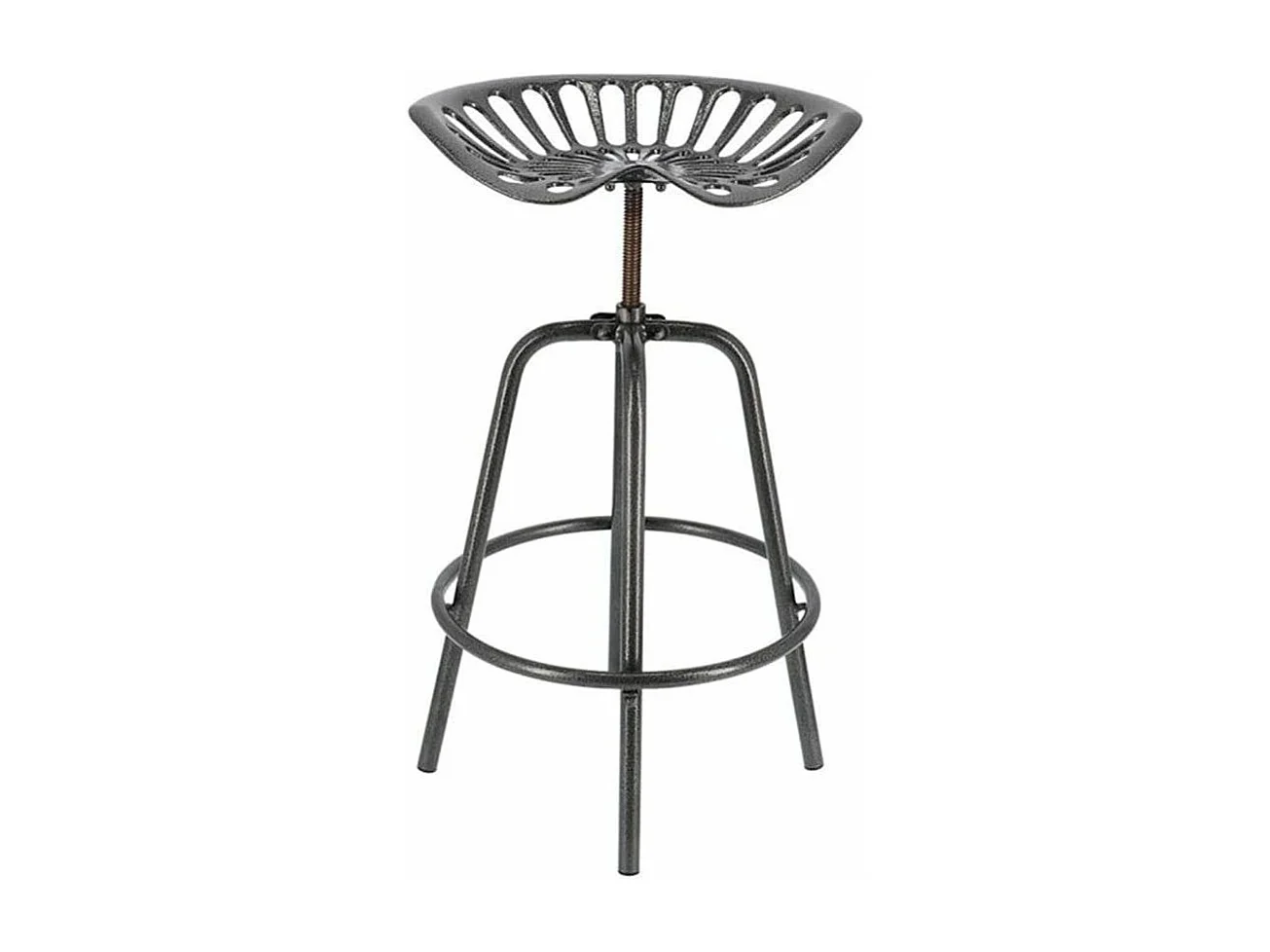 Chaise de bar originale gris Kerty