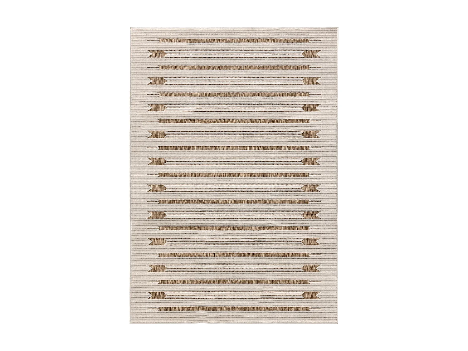 Tapis d'extérieur & intérieur Kaleo Crème/Beige 140x200 cm