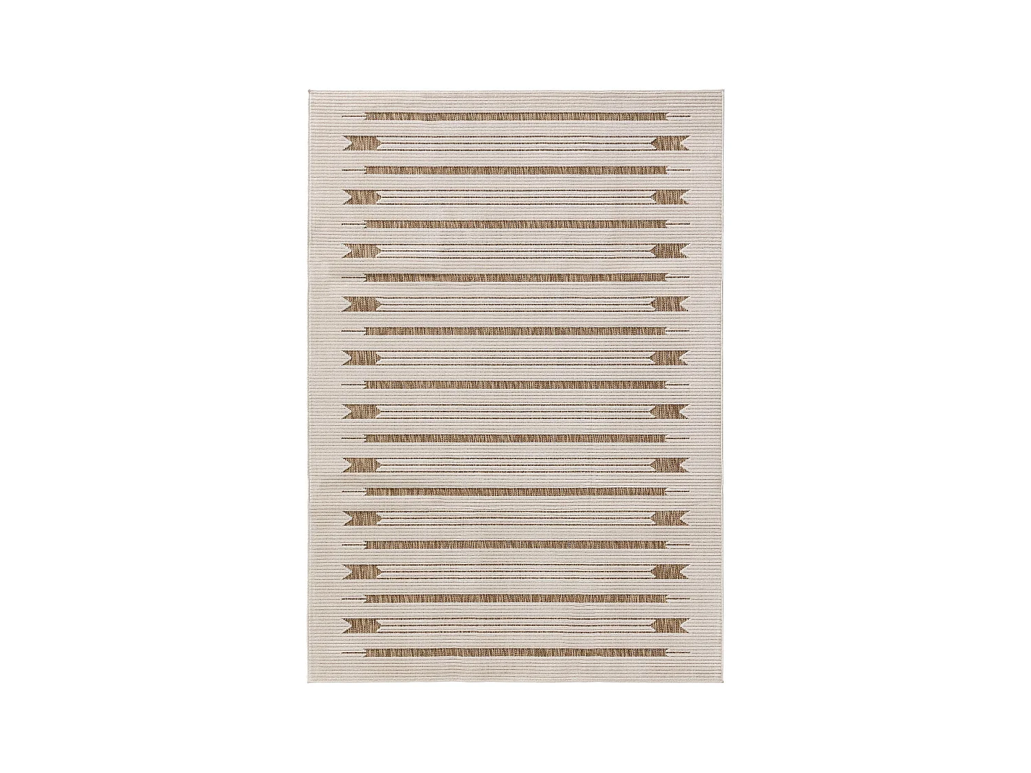 Tapis d'extérieur & intérieur Kaleo Crème/Beige 80x150 cm