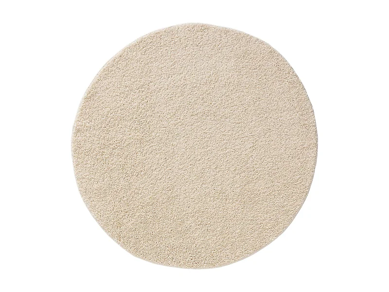 Tapis à poils longs Soho Crème ø 80 cm rond
