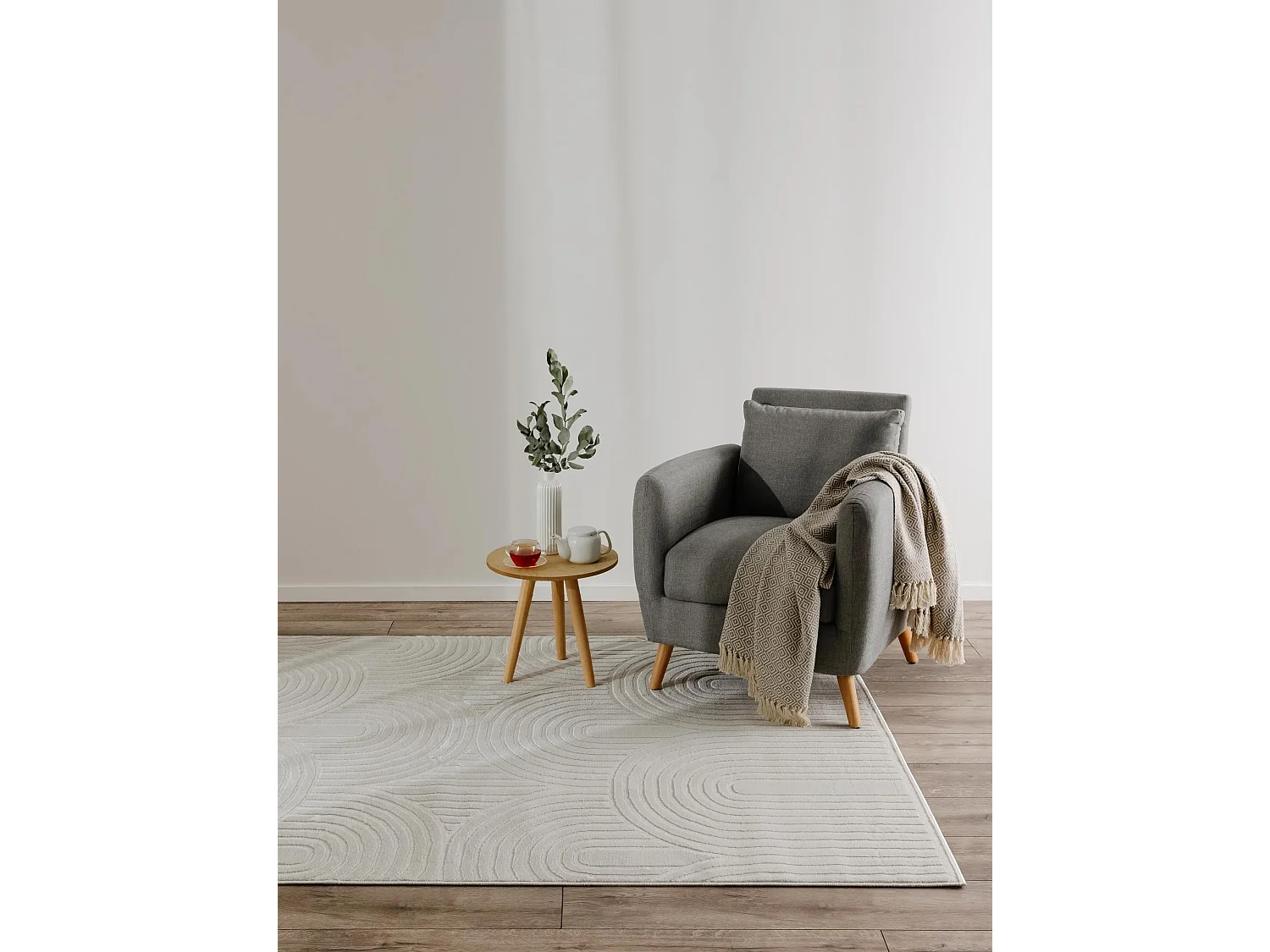 Tapis Claire Crème 140x200 cm