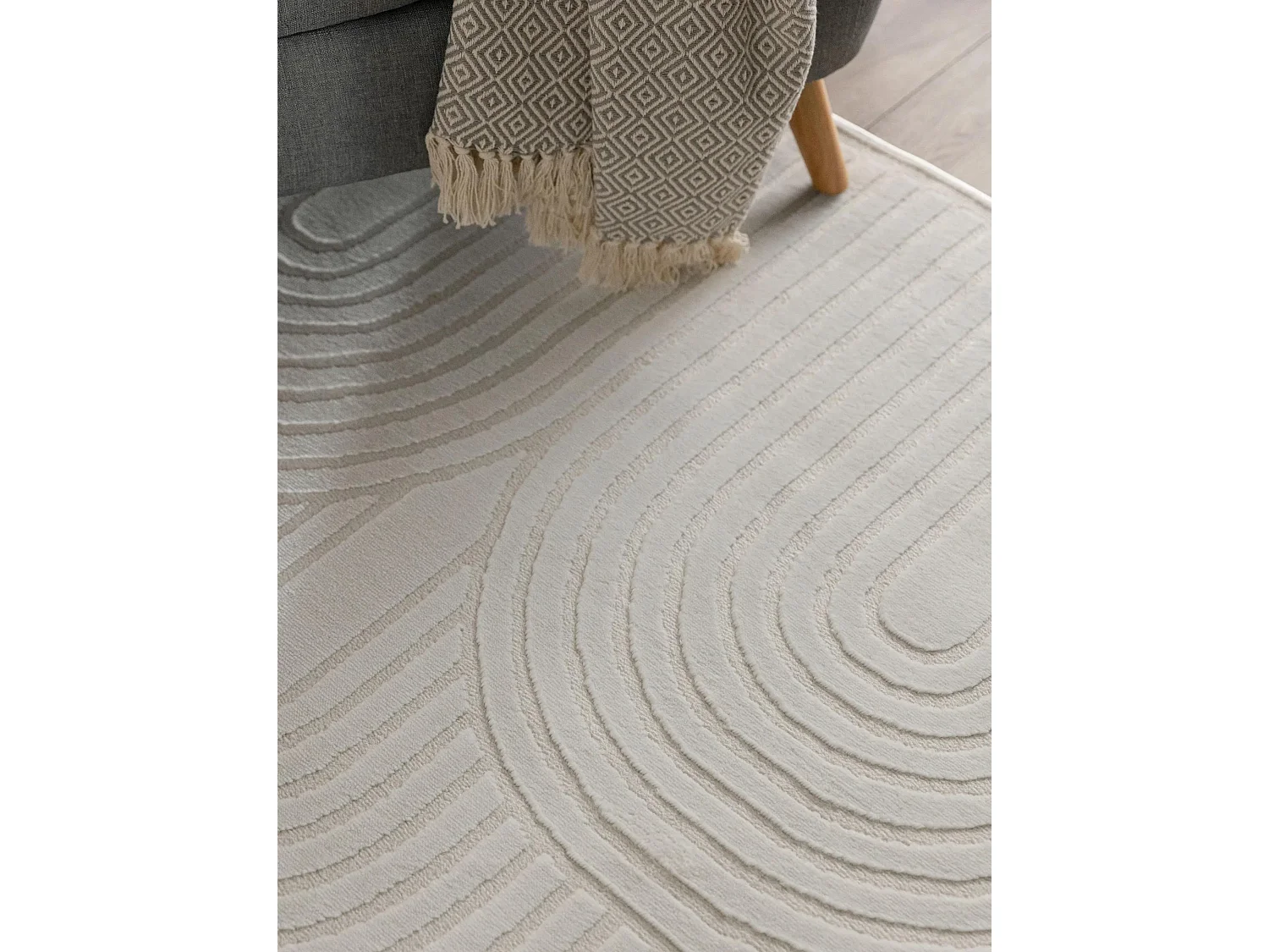 Tapis Claire Crème 140x200 cm