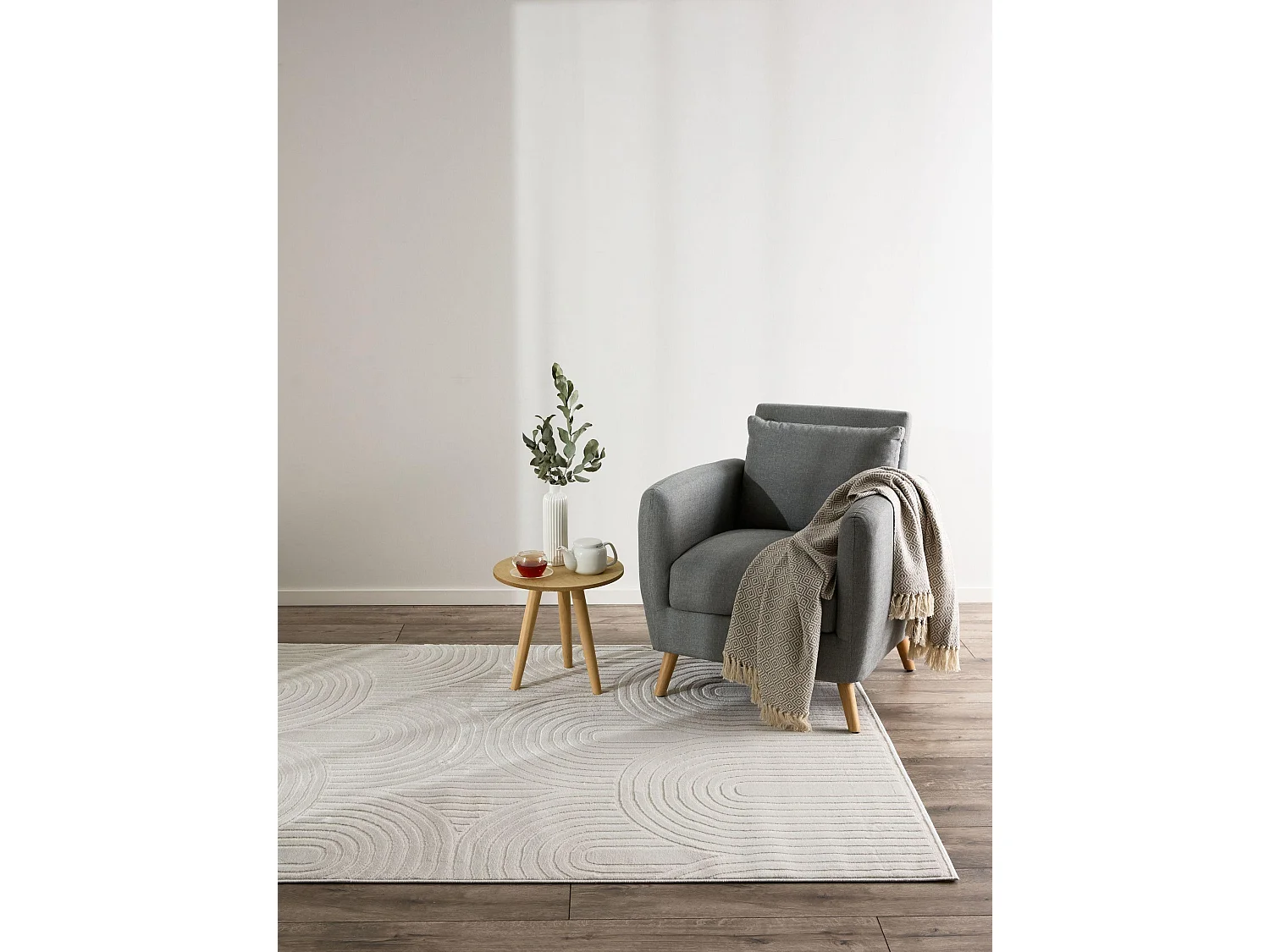 Tapis Claire Crème 120x170 cm