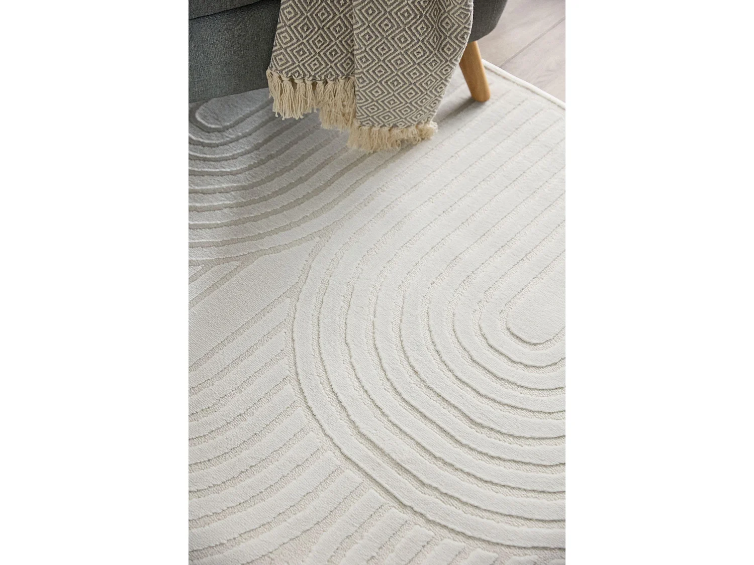 Tapis Claire Crème 120x170 cm