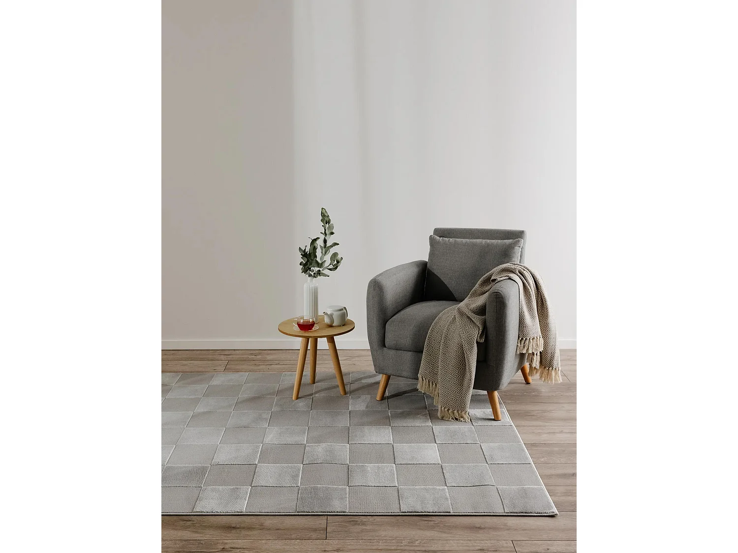 Tapis Claire Gris 160x230 cm