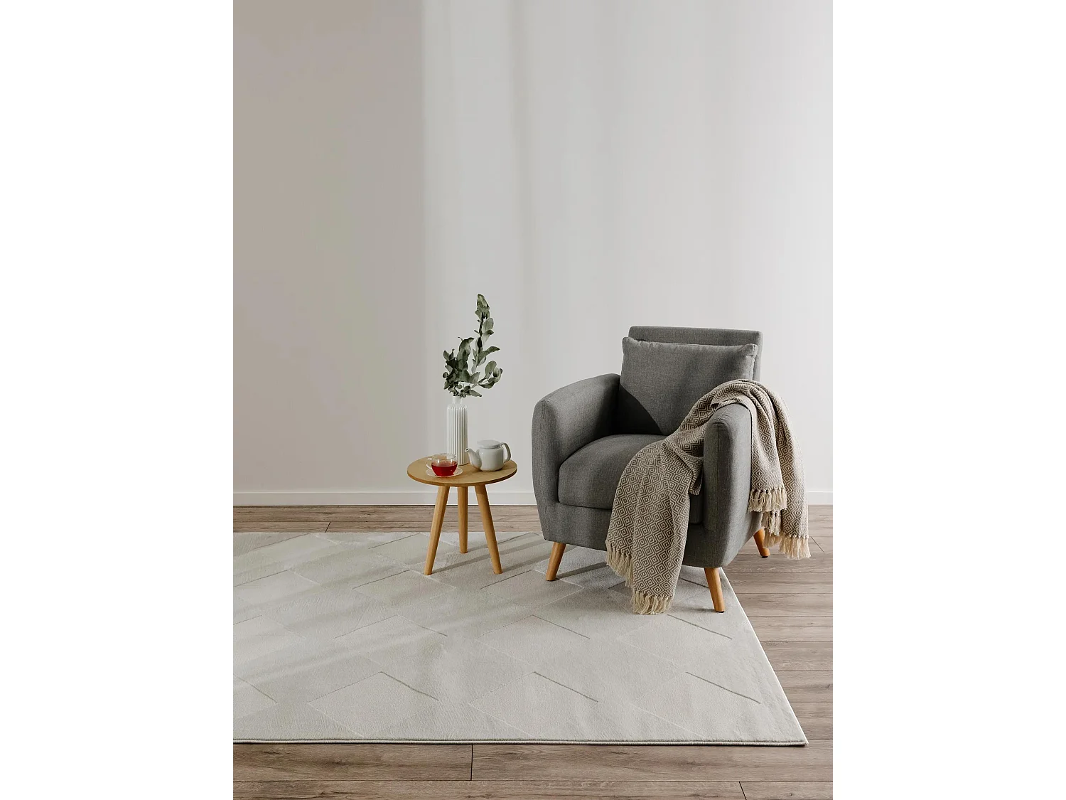 Tapis Claire Crème 160x230 cm