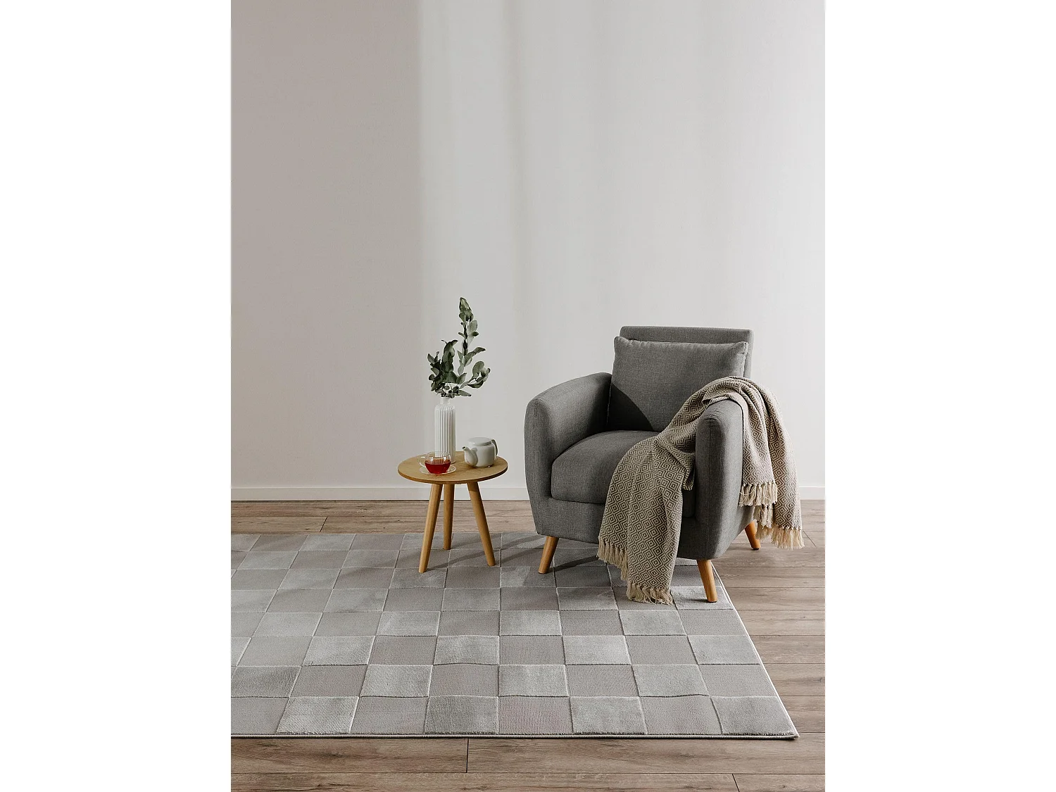 Tapis Claire Gris 120x170 cm