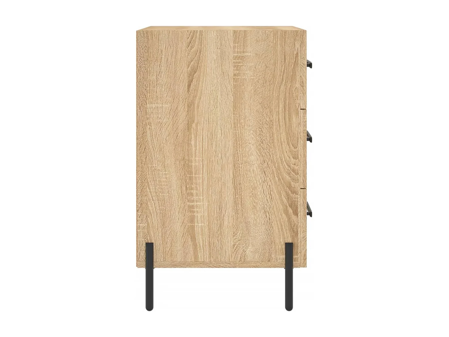Table de chevet chêne sonoma 40x40x66 cm bois d'ingénierie