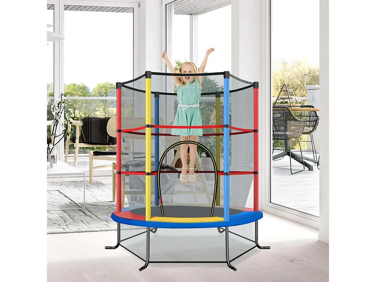 Trampolino da giardino con rete Trampolino per bambini