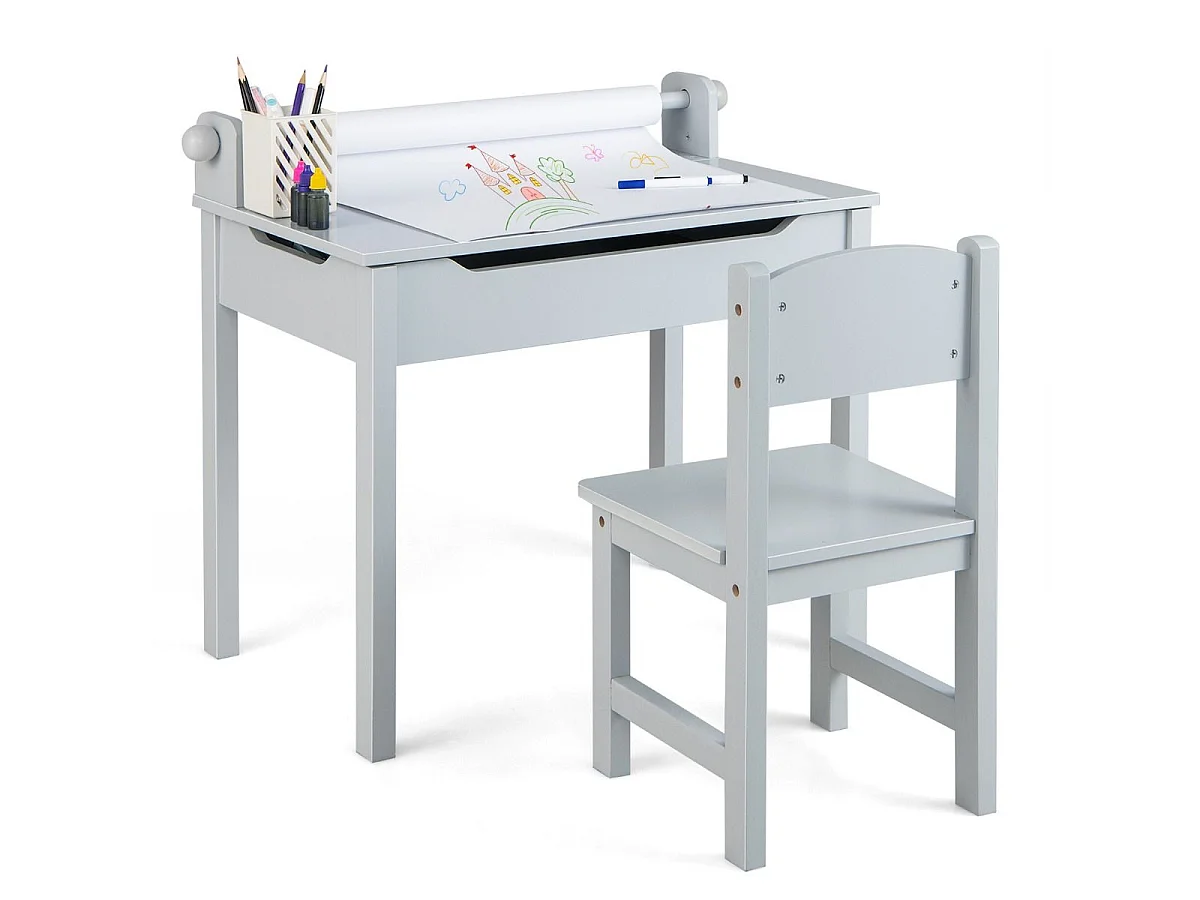 Set aus Schreibtisch und Stuhl für Kinder