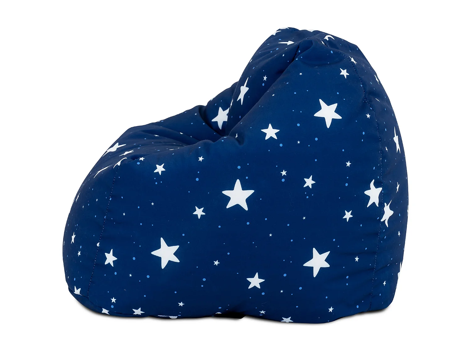 Pouf fauteuil pour enfants bleu marine