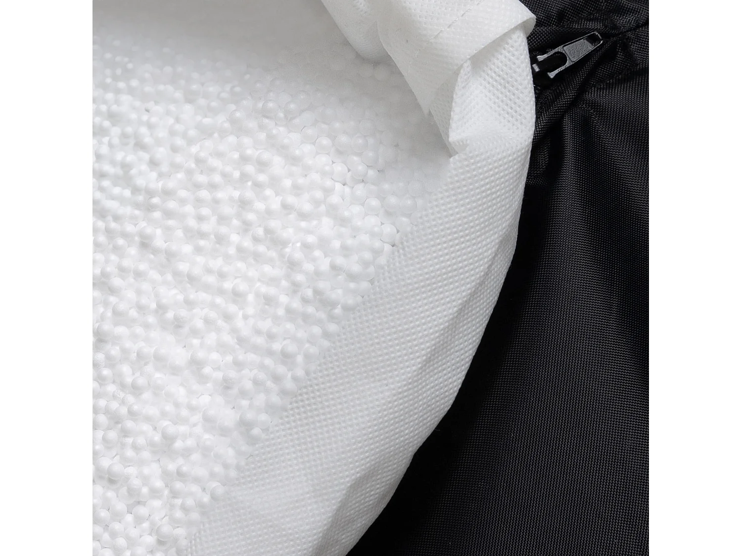 Pouf imitation fourrure beige - COCOON