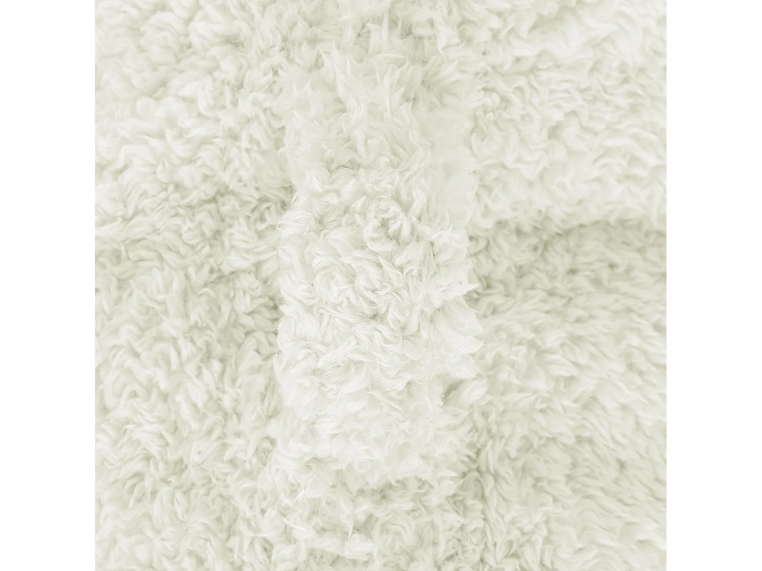 Coussin de soutien en polaire sherpa crème