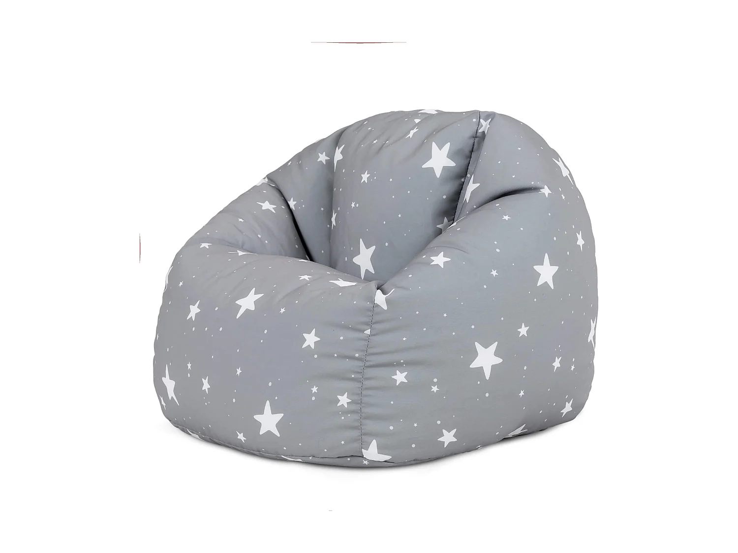Pouf fauteuil pour enfants gris