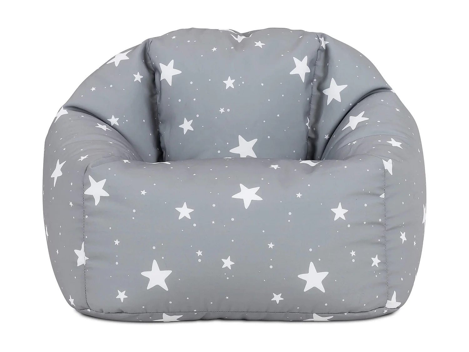 Pouf fauteuil pour enfants gris