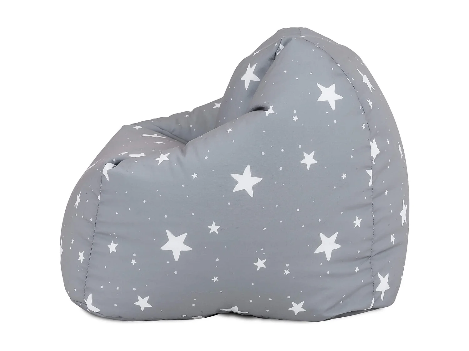 Pouf fauteuil pour enfants gris