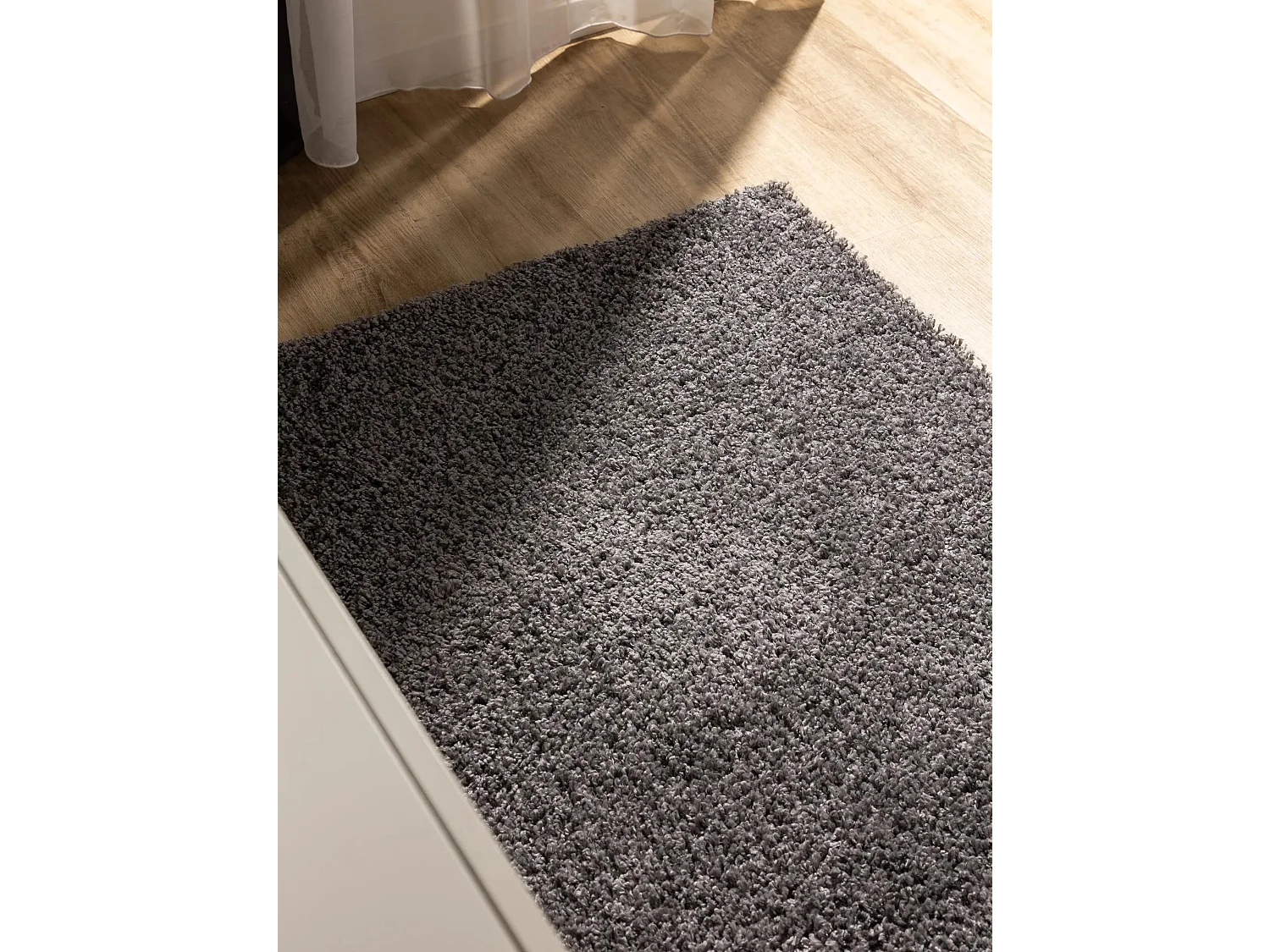 Tapis à poils longs Soho Gris 80x250 cm