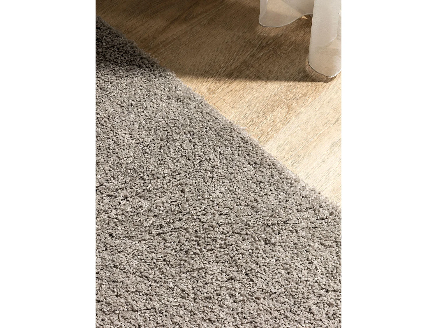 Tapis à poils longs Soho Gris clair 60x120 cm