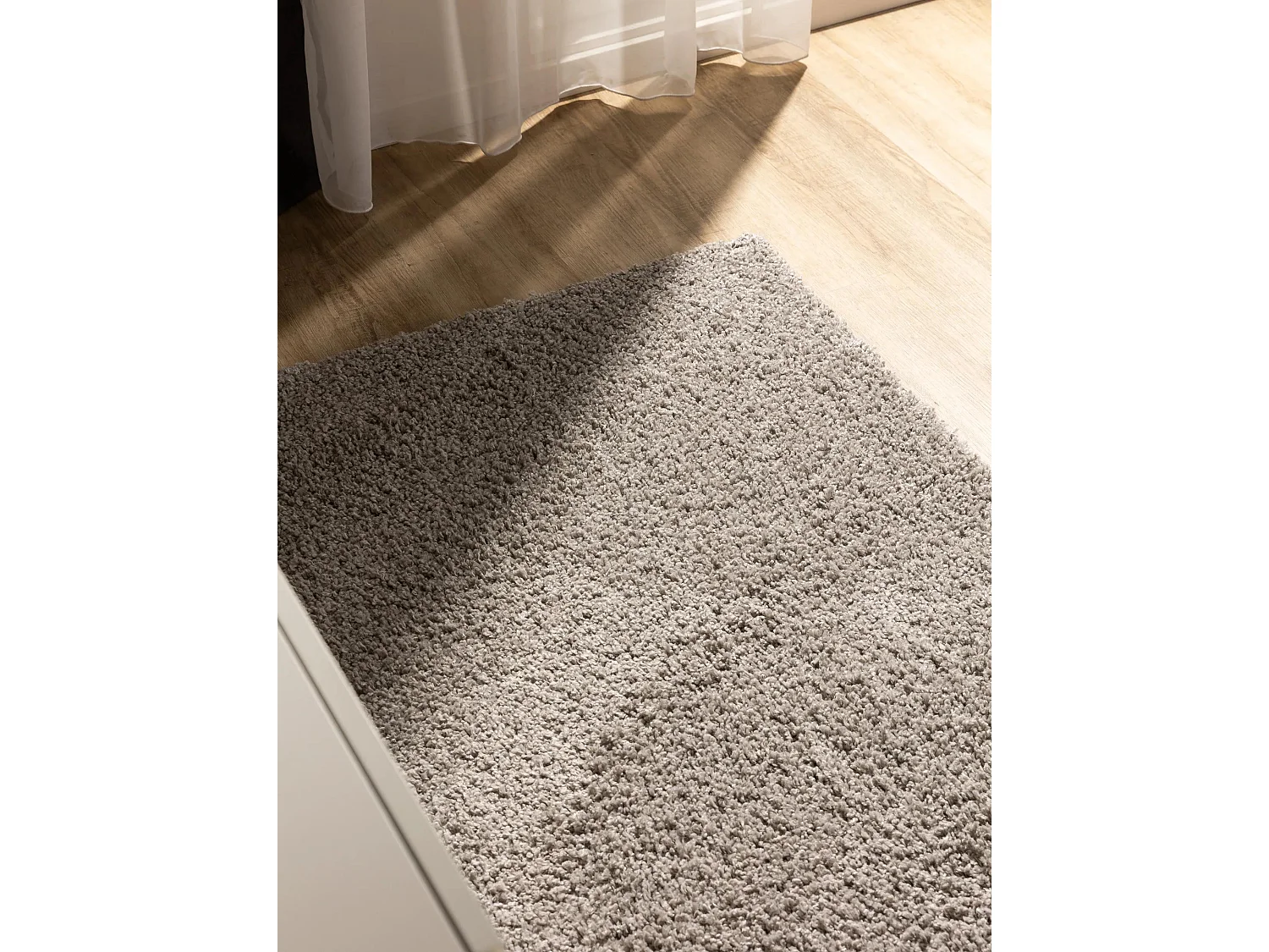 Tapis à poils longs Soho Gris clair 70x200 cm